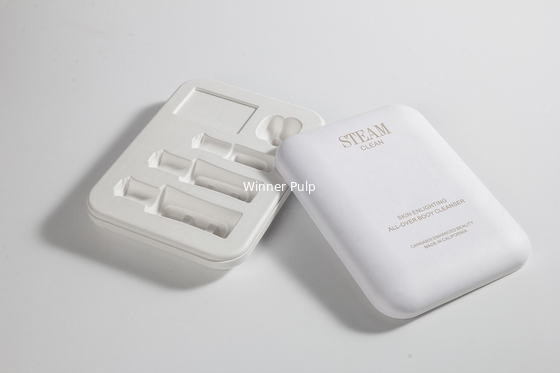 100% Biodegradable Pulp Box Printable Sustainable molded fiber containers