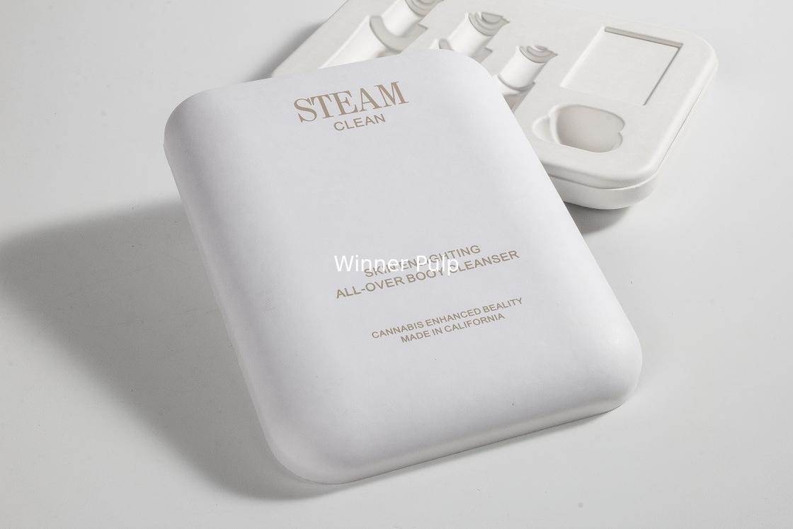 100% Biodegradable Pulp Box Printable Sustainable molded fiber containers